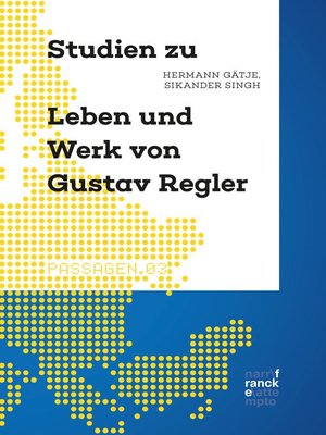 cover image of Studien zu Leben und Werk von Gustav Regler